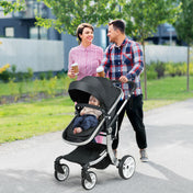 2-In-1 Foldable High Landscape Baby Stroller with Diaper Bag