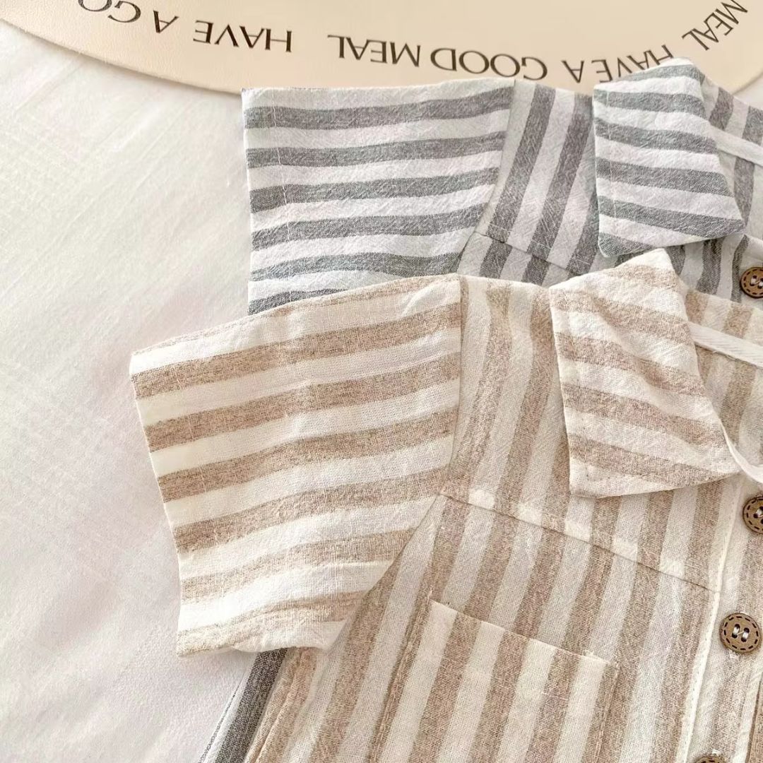 Bubu Striped Polo Suit