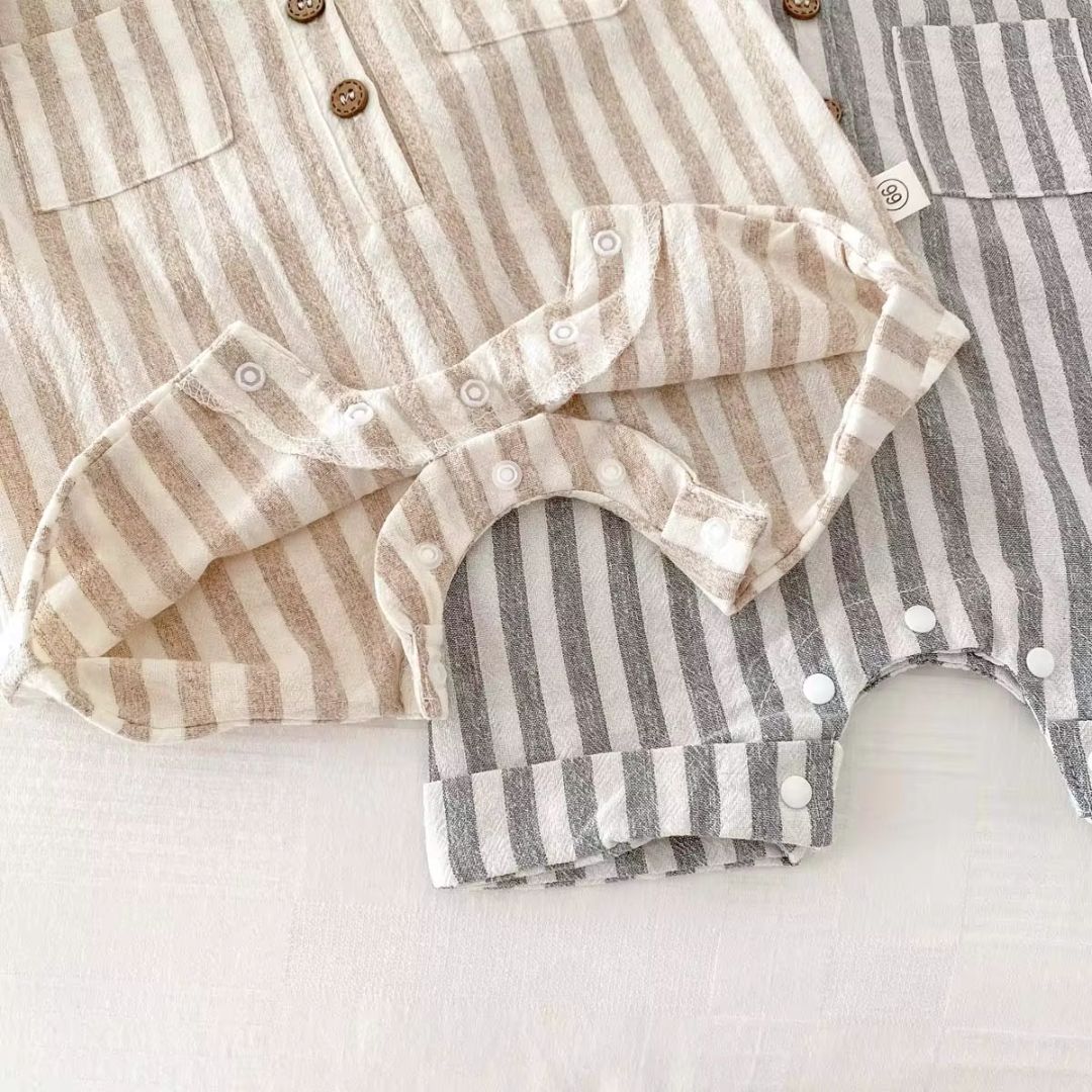 Bubu Striped Polo Suit