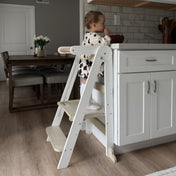 Bubu Foldable Toddler Tower, Kitchen Stool Helper