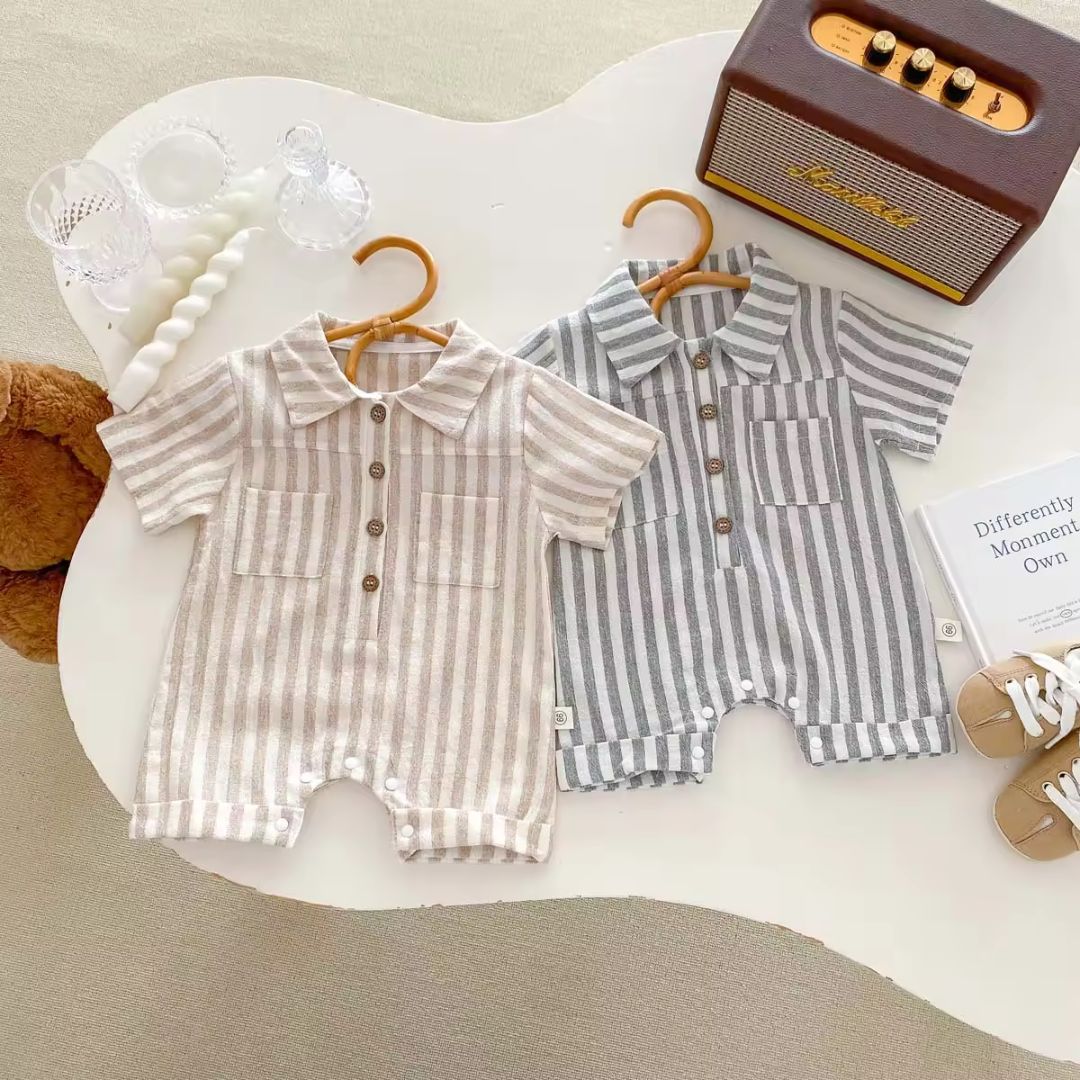 Bubu Striped Polo Suit