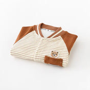 Bubu Infant Bear Stripe Body Suit