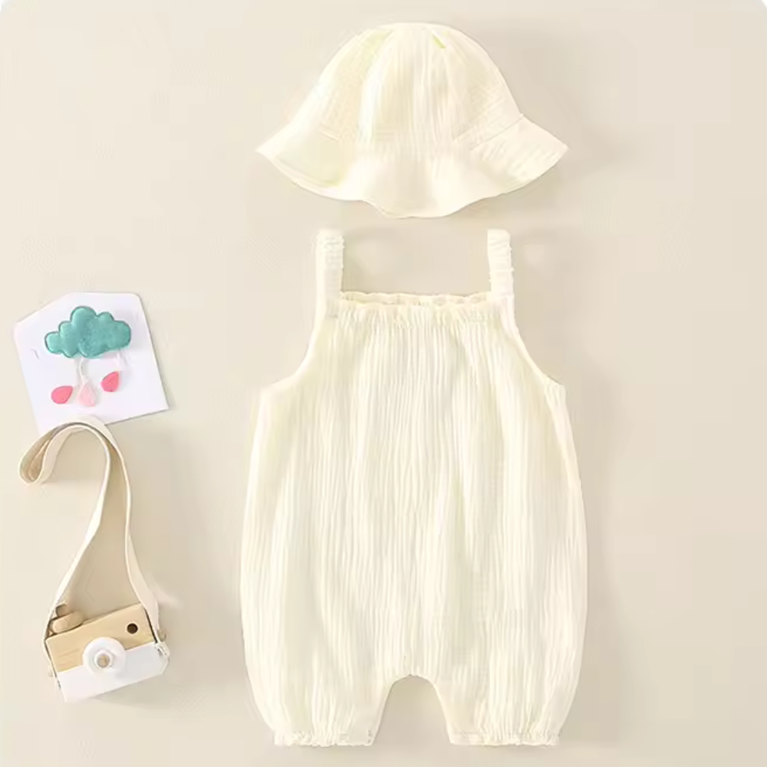 Bubu 2in1 Sleeveless Romper with Hat