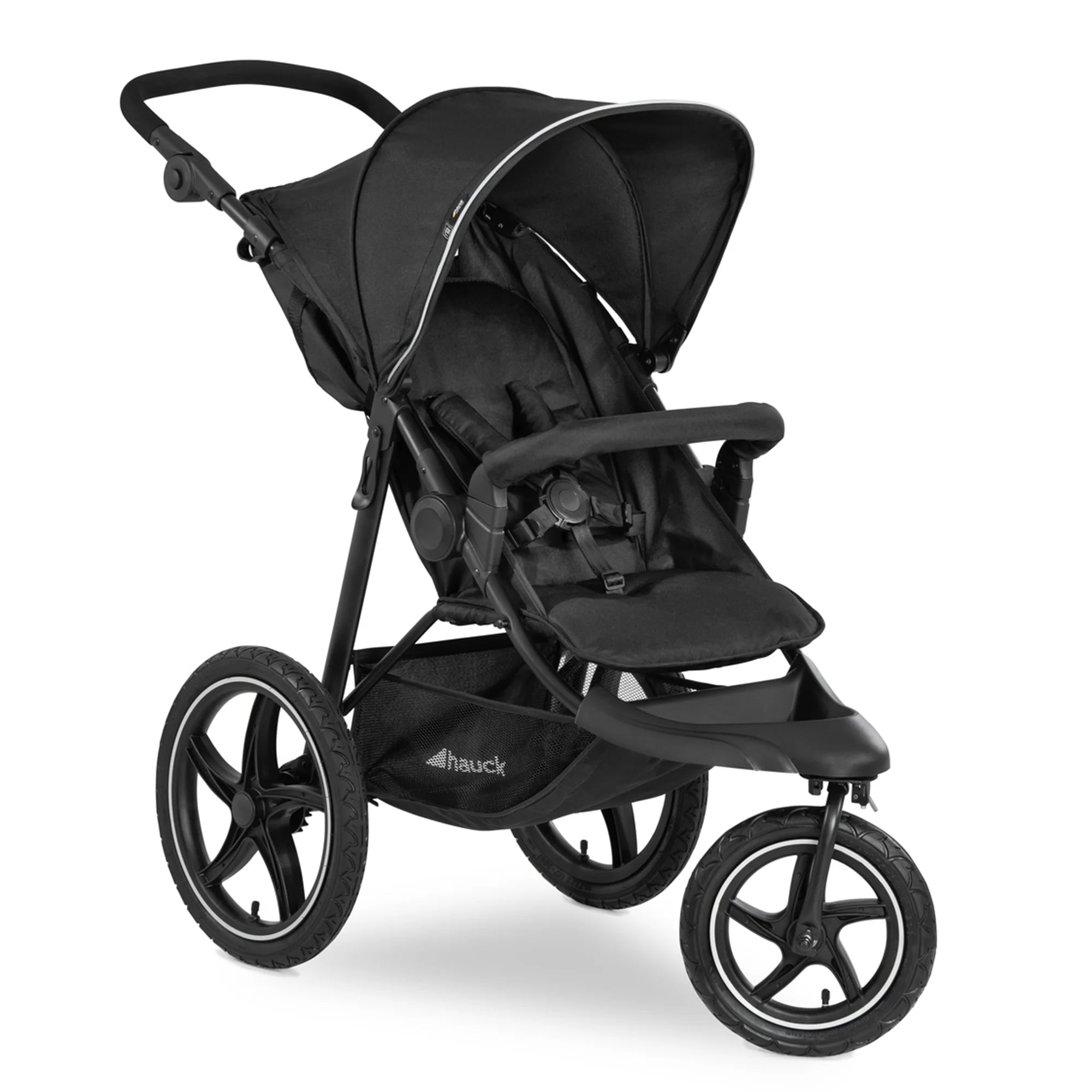 Runner 2 Compact Foldable Tricycle Jogger Stroller Pushchair, Black