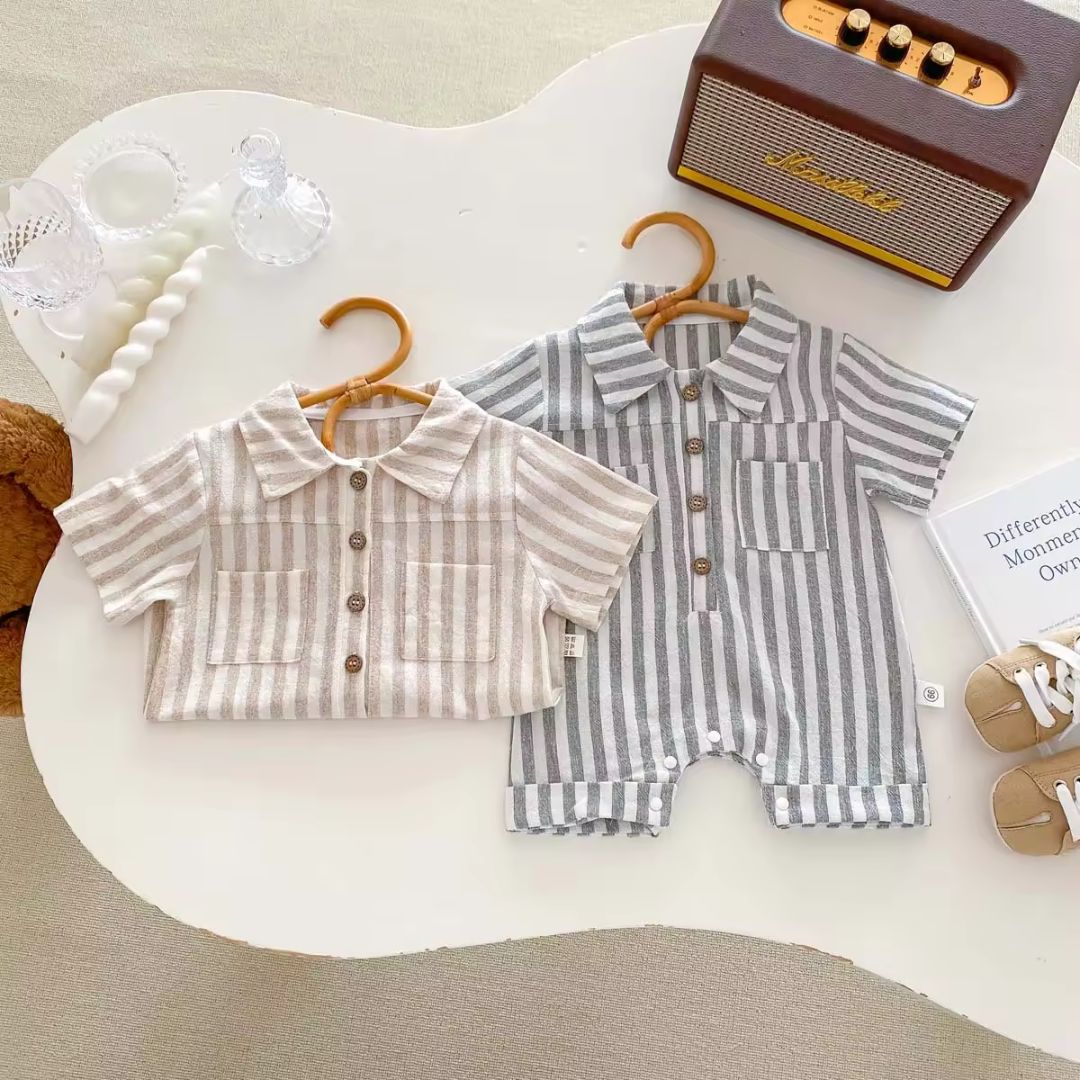 Bubu Striped Polo Suit