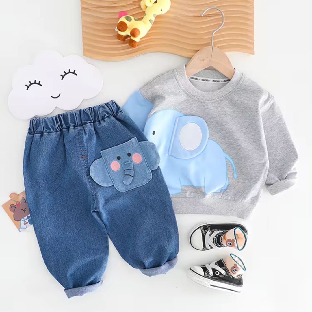 Bubu 2in1 Elephant Sweater & Pants