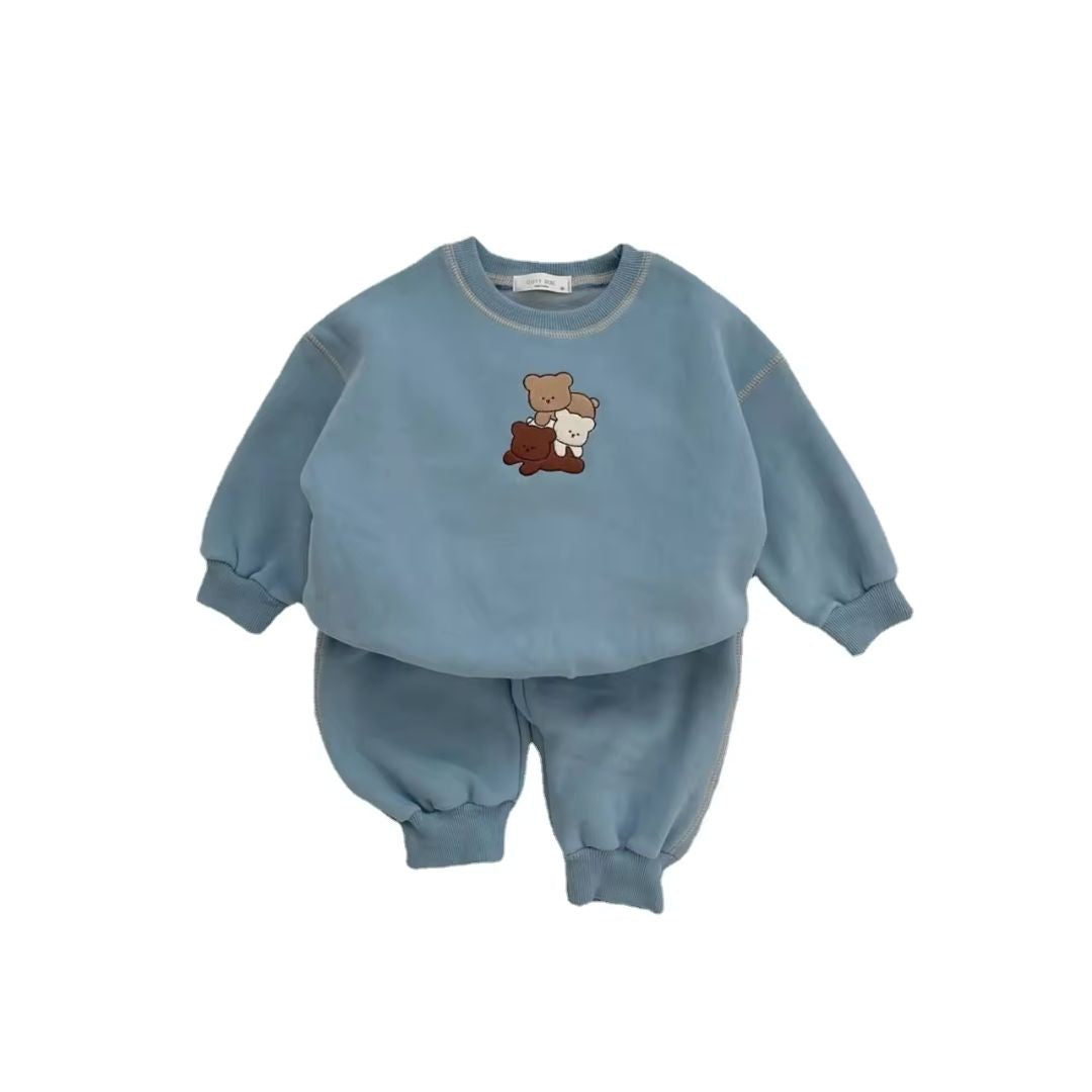 Bubu 2in1 Cute Bear Pullover and Pants