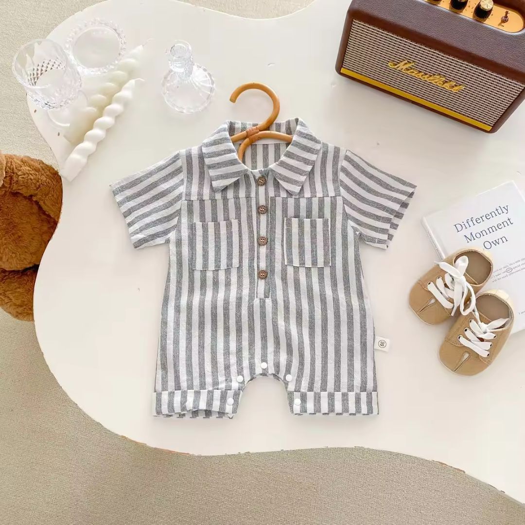 Bubu Striped Polo Suit