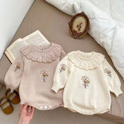 Bubu Baby Long Sleeve Knitted Romper