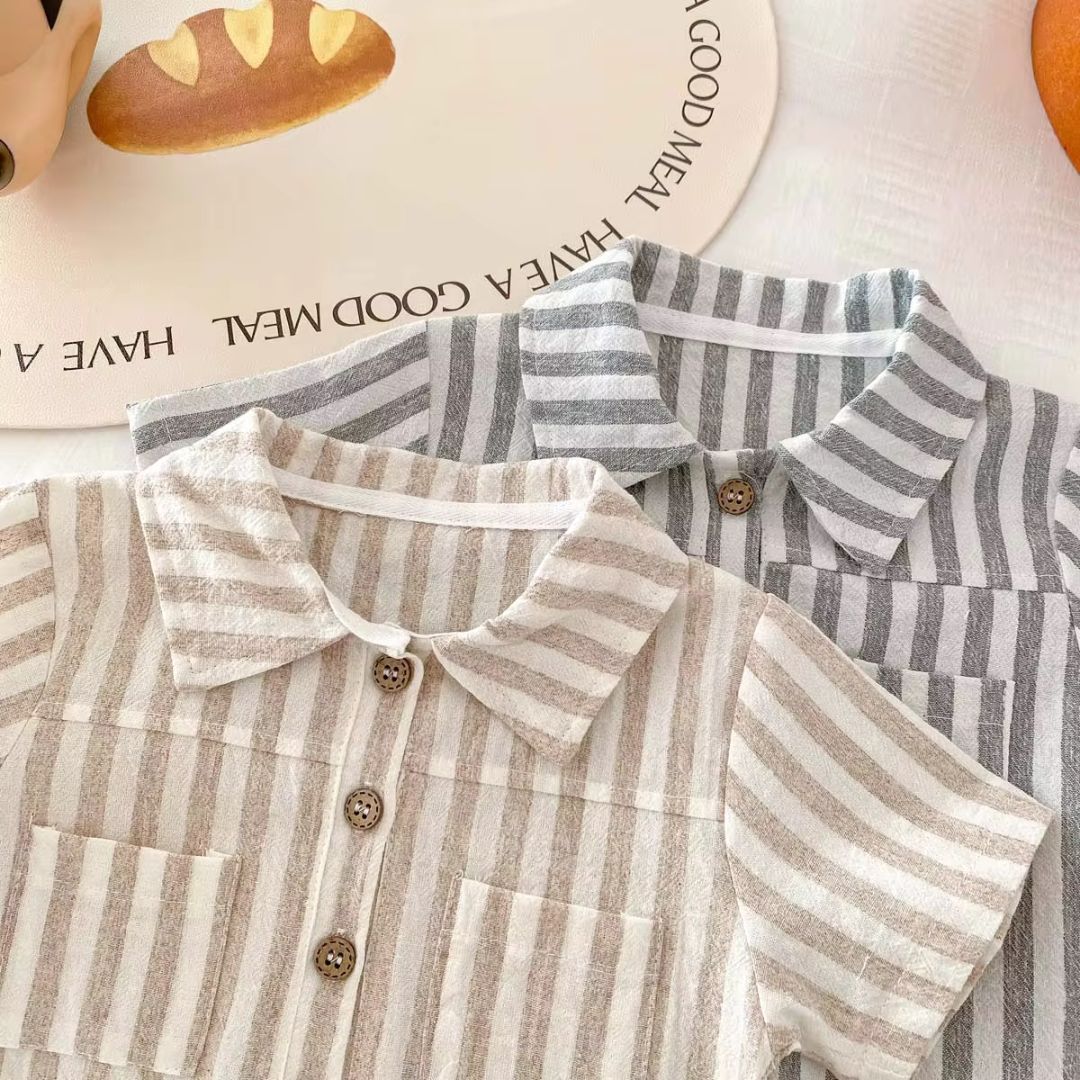 Bubu Striped Polo Suit