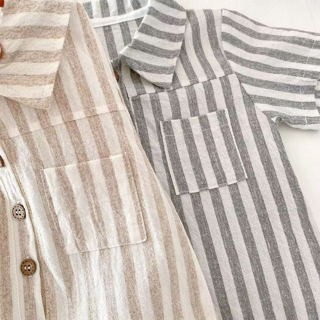 Bubu Striped Polo Suit