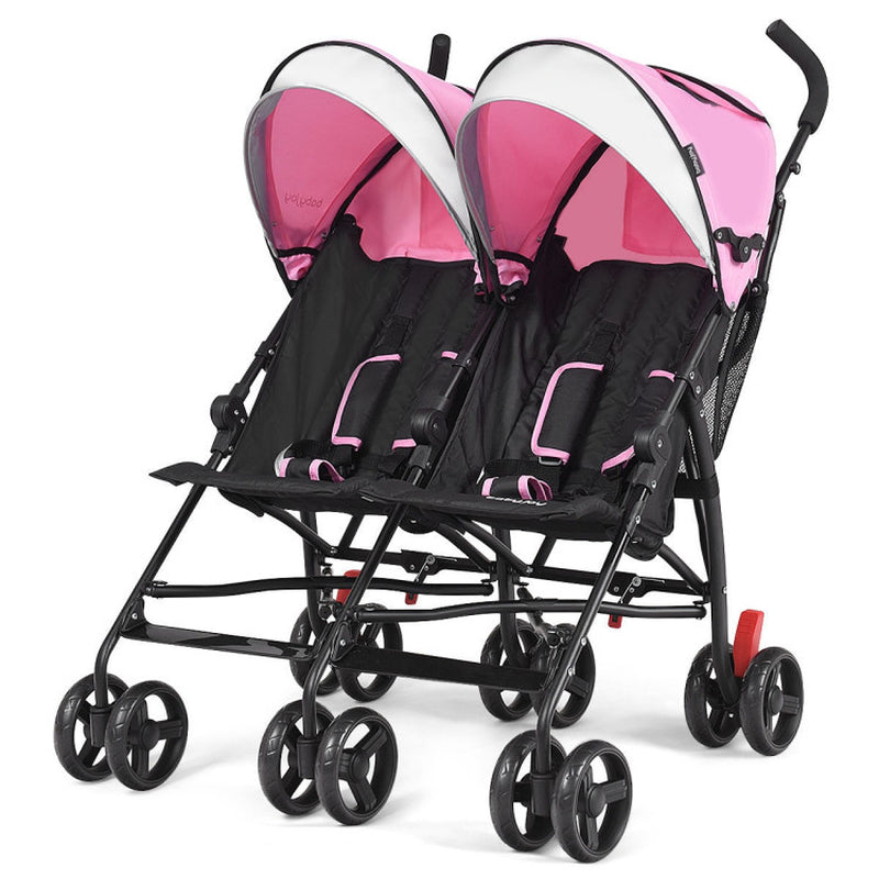 Foldable Twin Baby Double Stroller Ultralight Umbrella Kids Stroller