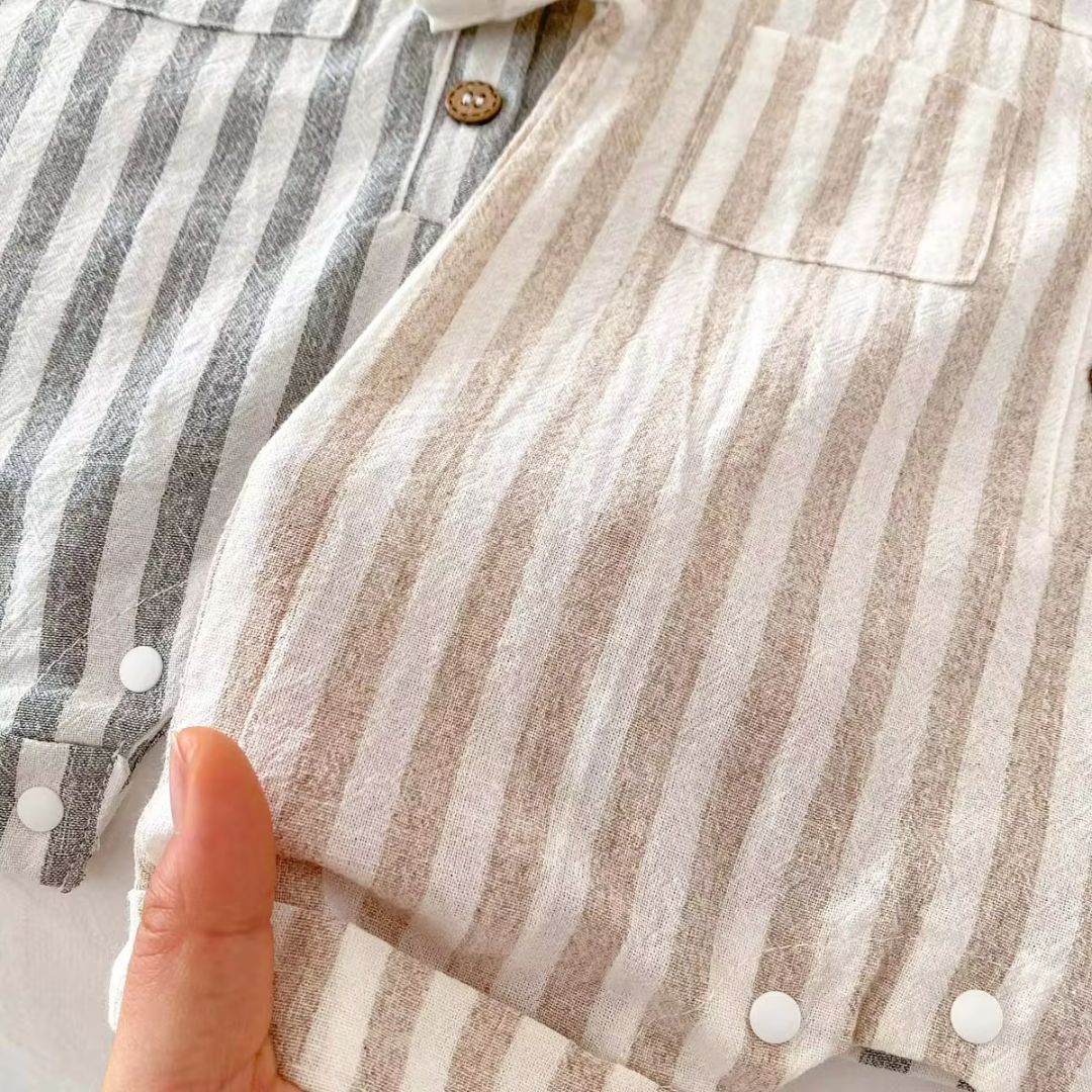 Bubu Striped Polo Suit