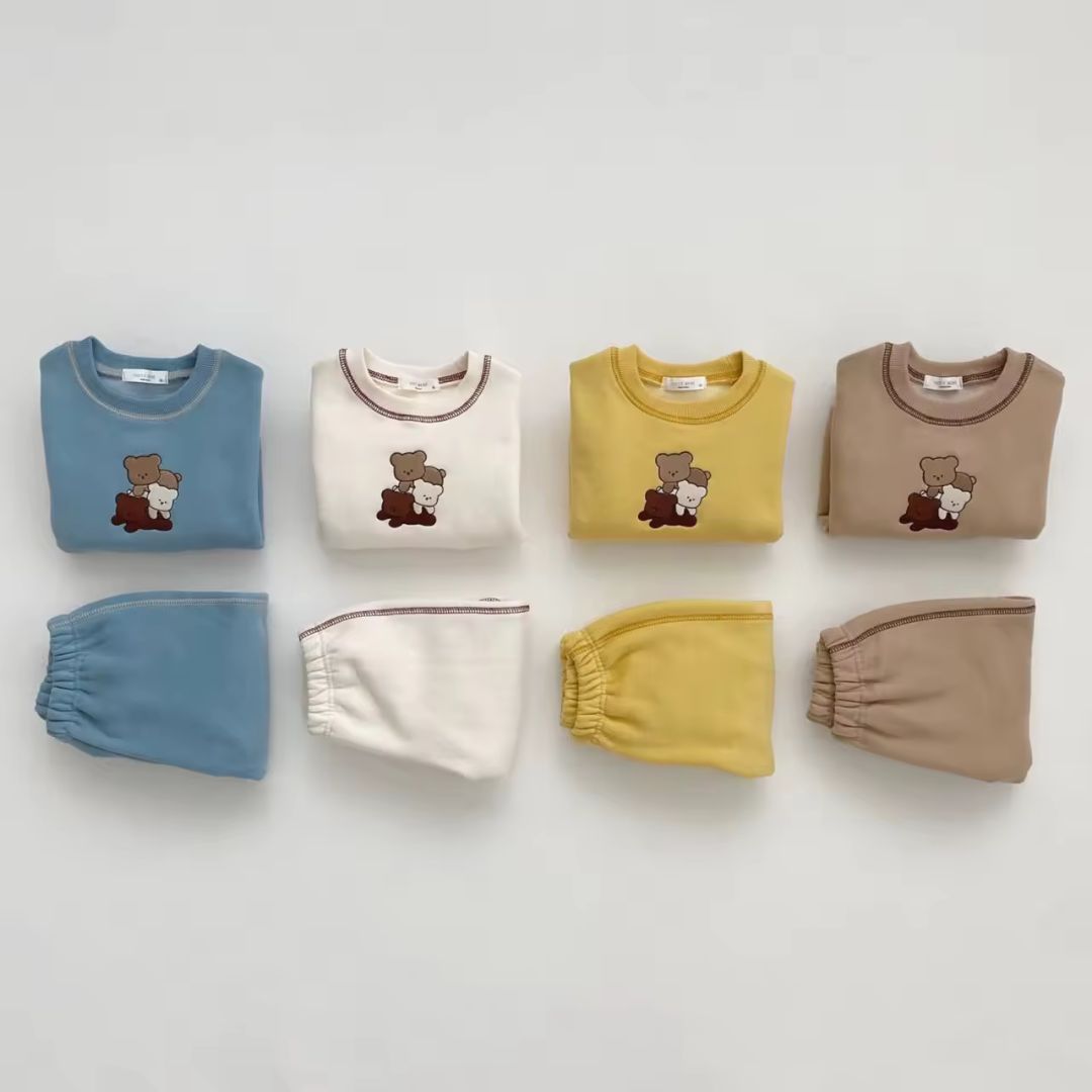 Bubu 2in1 Cute Bear Pullover and Pants