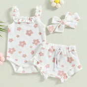 Baby Girls Summer Floral Print Set