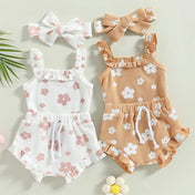 Baby Girls Summer Floral Print Set