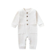 Bubu Buttoned Baby Romper Jumpsuit