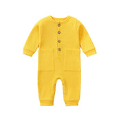 Bubu Buttoned Baby Romper Jumpsuit