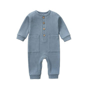 Bubu Buttoned Baby Romper Jumpsuit