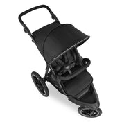 Runner 2 Compact Foldable Tricycle Jogger Stroller Pushchair, Black