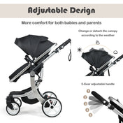 2-In-1 Foldable High Landscape Baby Stroller with Diaper Bag