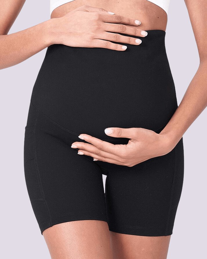 Maternity & Postpartum Biker Shorts - Bubula AUS