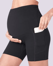 Maternity & Postpartum Biker Shorts - Bubula AUS