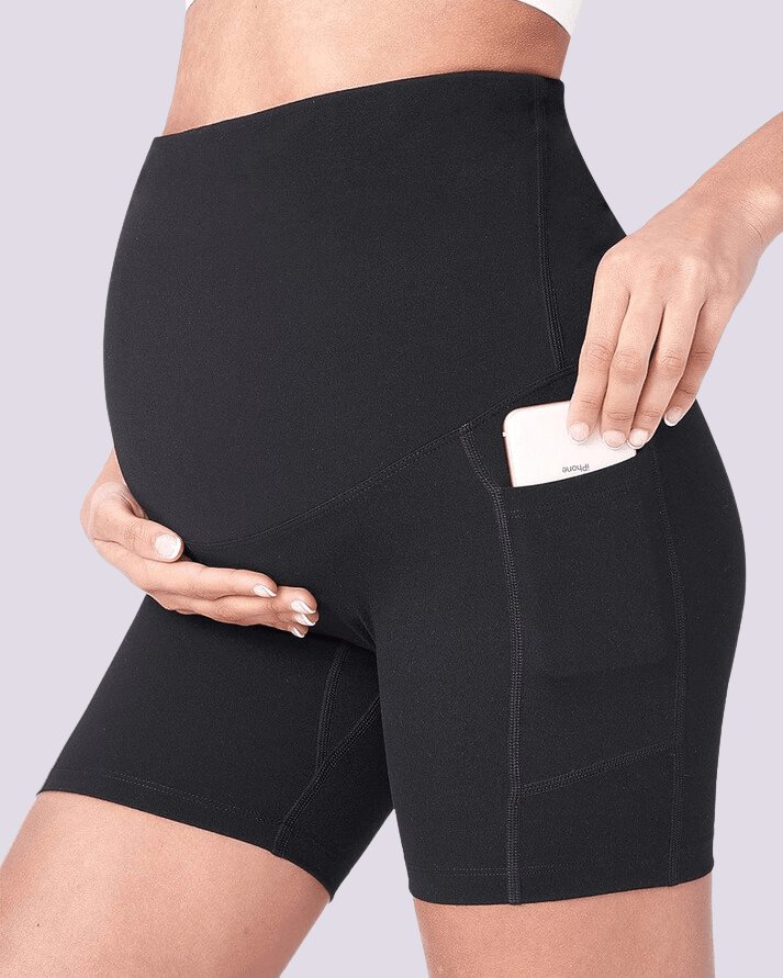 Maternity & Postpartum Biker Shorts - Bubula AUS