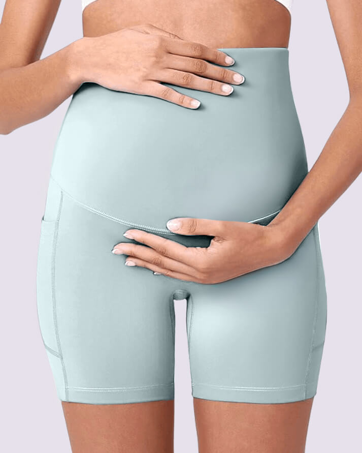 Maternity & Postpartum Biker Shorts - Bubula AUS