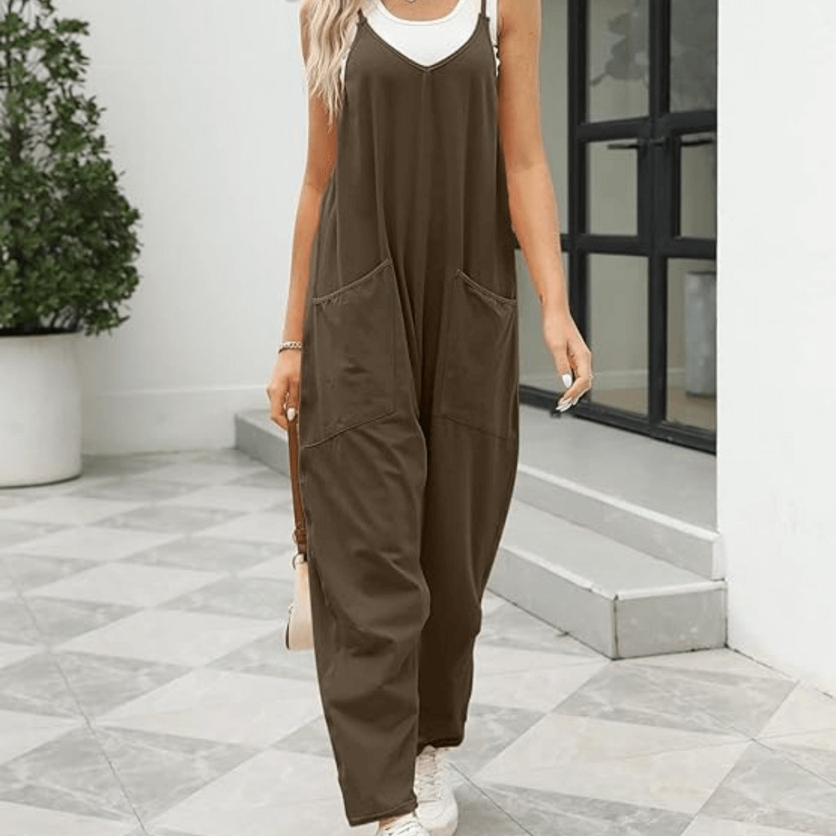 Oversized Jumpsuit - Maternity & Postpartum - Bubula AUS