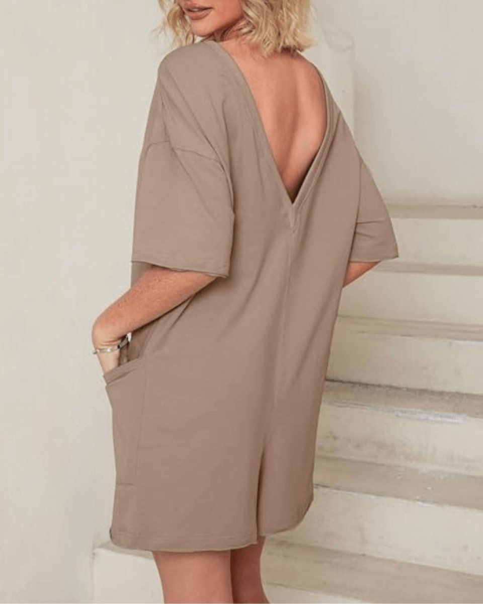 Oversized Romper - Maternity & Postpartum - Bubula AUS