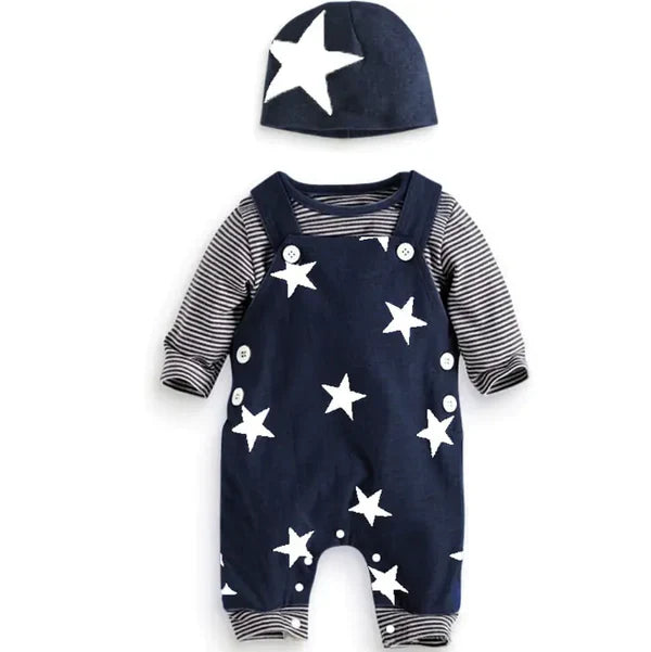 Bubu Newborn Baby Boy 3-in-1  Set